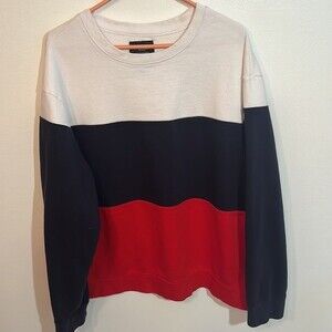 American Eagle Outfitters Womens Long Sleeve Crewneck Sweater Americana Size XXL